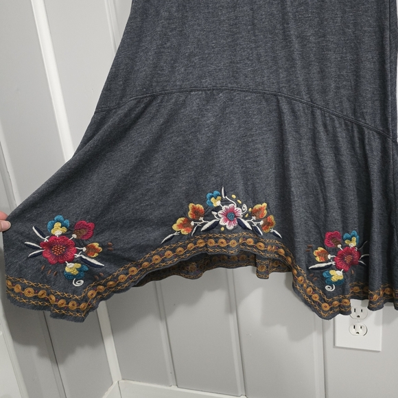 Johnny Was Embroidered Floral Dress - Picture 6 of 11